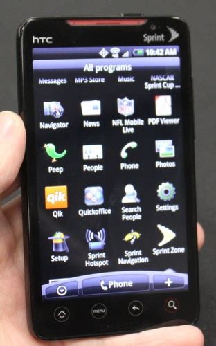 Hands On With The Htc Evo 4g Super Phone