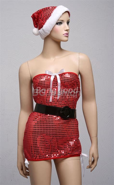 Sexy Sequin XMAS Costume Mrs Santa Cotumes US 12 96 Sold Out Arrival