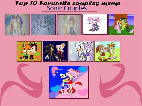 Top Ten Favorite Sonic Couples By Mariosonicfan16 On Deviantart