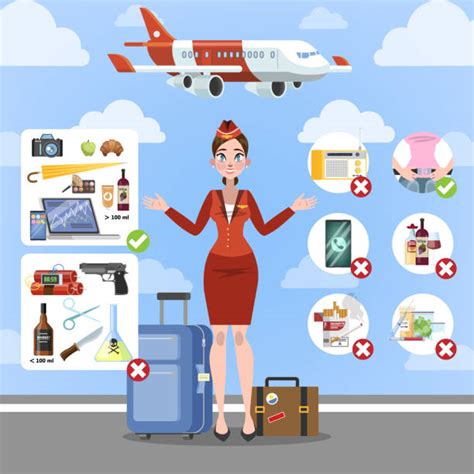 Flight Safety Illustrations Royalty Free Vector Graphics And Clip Art