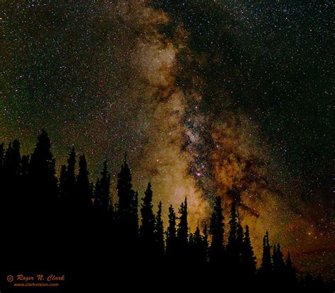 Clarkvision Photograph The Milky Way Galactic Center Rises Over The