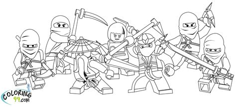 Try to color ninjago lego to unexpected colors! LEGO Ninjago Coloring Pages | Minister Coloring