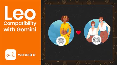 Leo And Gemini Compatibility We Astro