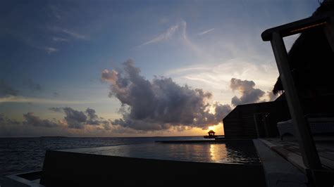 Water Villa Dusit Thani Maldives Sunset Youtube