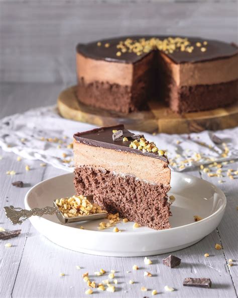 Kuchen mit zwiebeln und eiern können wie mit gekocht werdenmit kefir und auf der basis von hefe. Schokoladen Mousse Kuchen - Torte - Ahalni Sweet Home