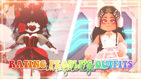 Rating Peoples Outfits In Royale High Faerystellar Youtube
