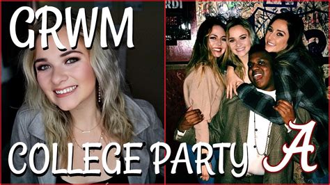 Get Ready With Me College Party Youtube