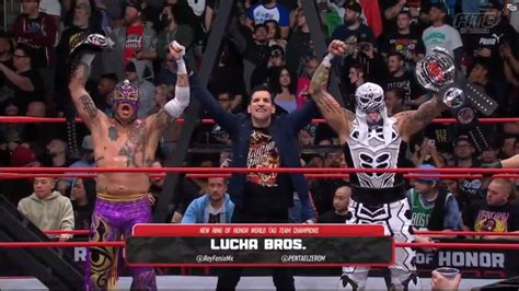 Lucha Bros Wins Roh World Tag Team Championship Amanda Talks