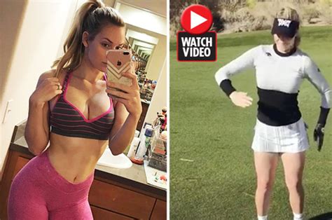 Paige Spiranac Worlds Hottest Golfer Shows Off Dance Moves On Green