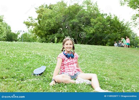 girl having fun in the park stock image image of sport skatepark 118932877