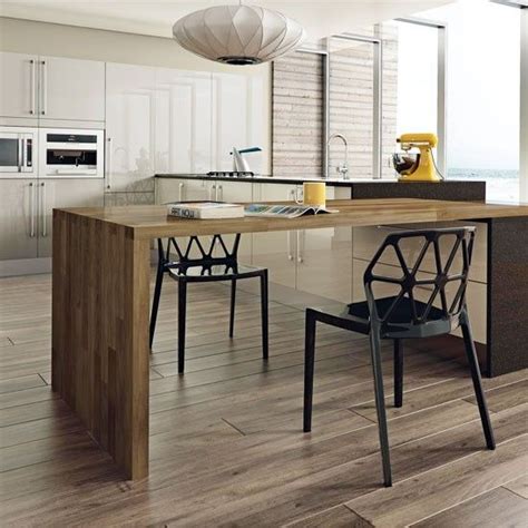 Modern Kitchen With Island Table Contemporary Kitchen Tables Modern