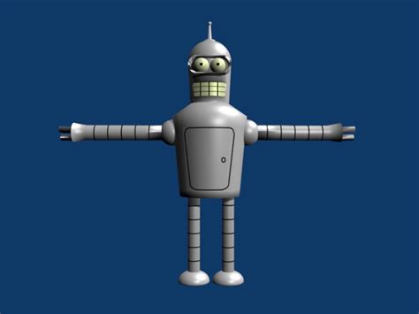 Free Bender Futurama D Model