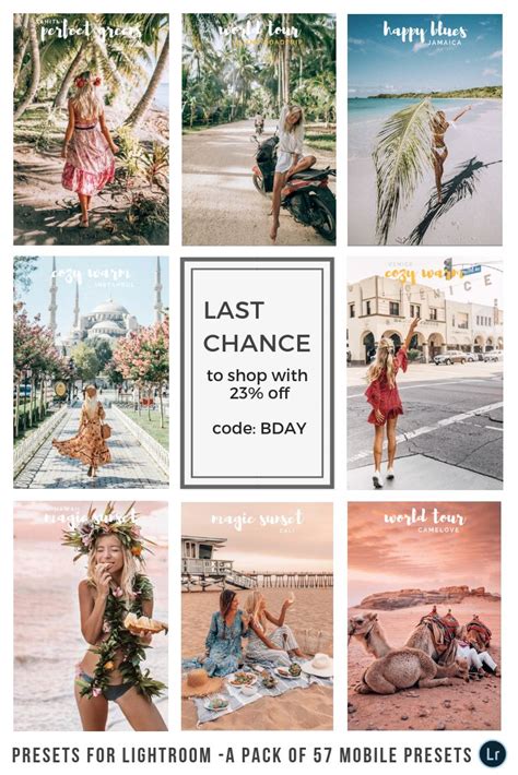 Try scott's lightroom presets (from the envira team) and then download the rest of the free presets on the list. Best Instagram filters / presets. Available to FREE ...