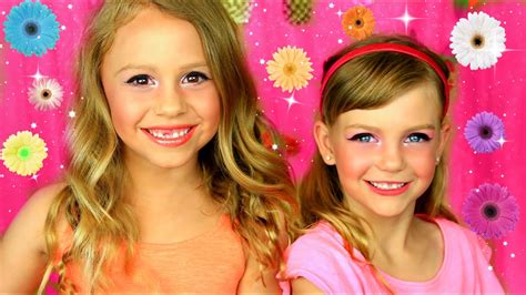Colorful Kids Makeup Tutorial Fun Makeup With Kids Youtube