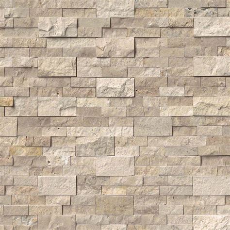 Roman Beige Stacked Stone Msi Wall Tile And Veneers