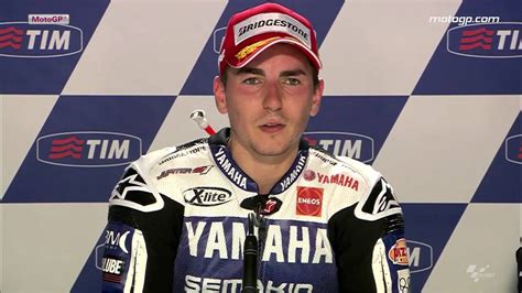 Jorge Lorenzo Interview After The Mugello Circuit Youtube