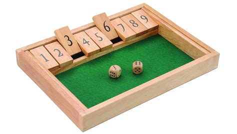 wooden shut the box classics wooden games