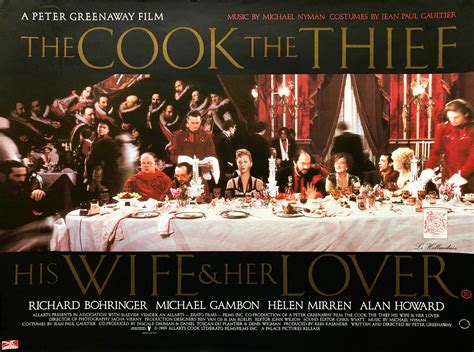 Original The Cook The Thief His Wife Her Lover Movie Poster