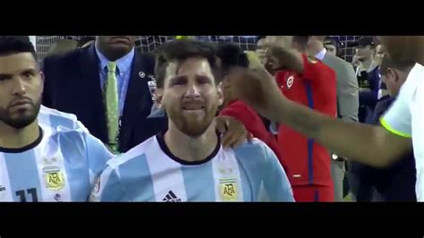 Lionel Messi Crying After Loosing Copa America Centenario Vs Chile 276