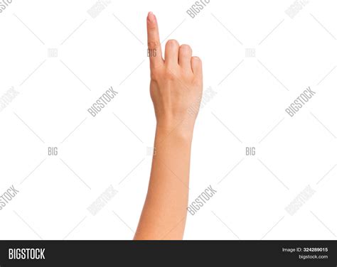 Female Hand Showing 1 Image And Photo Free Trial Bigstock
