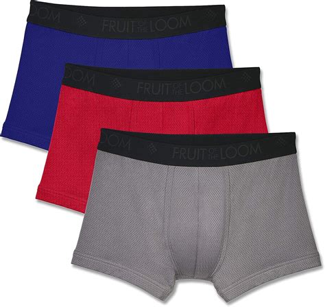 Fruit Of The Loom Mens Breathable Underwear Micro Mesh Assorted