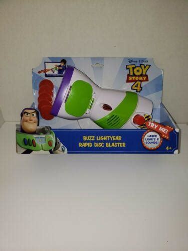 Toy Story 4 Buzz Lightyear Disney Pixar Rapid Disc Blaster Mattel Laser