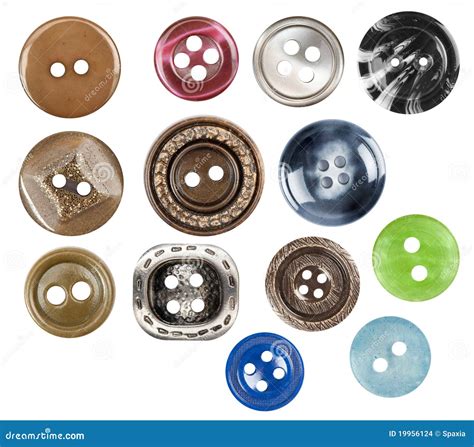 Collection Of Various Buttons Stock Photo Image Of Plastic Button