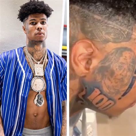 Blueface Debuts New Face Tattoo Releases Songs About