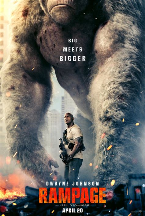 Rampage 2018 Poster 1 Trailer Addict