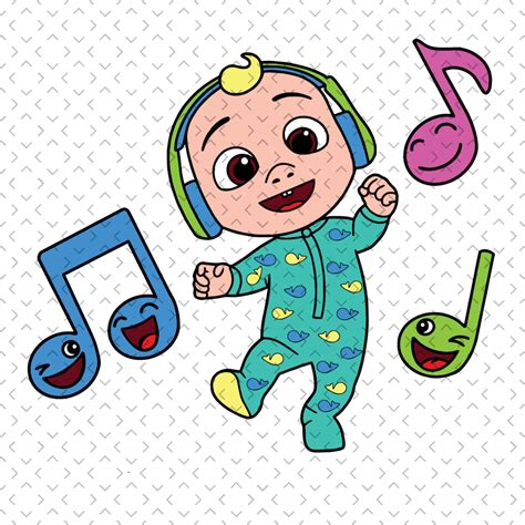 Cocomelon Jj Dancing Svg Trending Svg Cocomelon Jj Svg Jj Inspire