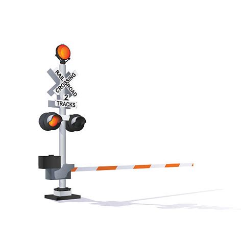 railroad crossing illustrations royalty free vector graphics and clip art istock