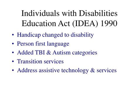 Ppt The Legal Foundation For Special Education Powerpoint