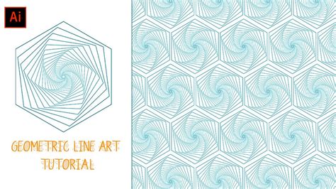 Geometric Line Art Tutorial Adobe Illustrator Uptographer Youtube