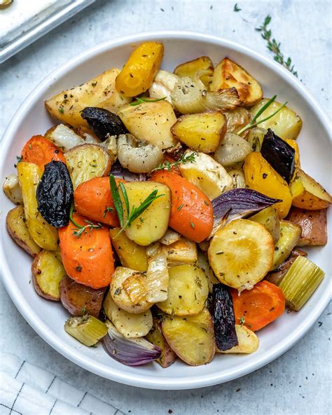 This easy roasted root vegetables recipe is simple to make, and is made all the more delicious with one special ingredient. Eat Clean: Rosemary Roasted Root Vegetables! | Clean Food ...