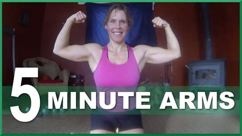 5 Minute Arm Workout W Dumbbells Arm Exercises For Strength Training
