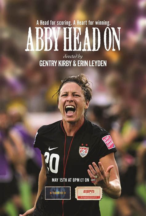 Abby Head On An Espn Documentary Usa Soccer Women Womens Soccer