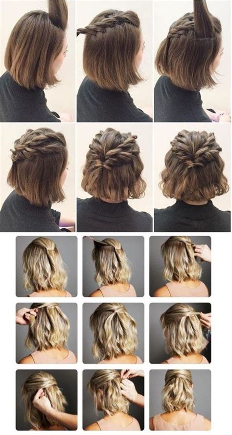 Simple Hairstyle For Short Hair Step By Step 15 Simple Step By Step
