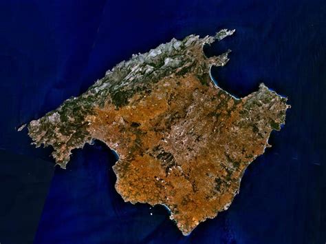 Mallorca from mapcarta, the open map. Map of Mallorca (Satellite Map) : Worldofmaps.net - online ...