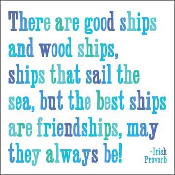 1 review of quotable cards inspiration and aspiring quotes that bears meaning to make one's morale for encouragement boost in greeting cards, journals, tote bags, magnets, mug, et al. Good Ships & Wood Ships Quotable Cards