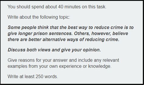 Ielts Writing Task 2 Chủ đề Crime