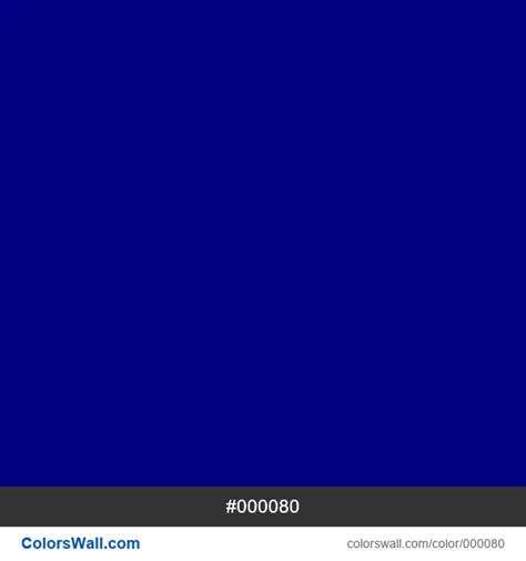 000080 Hex Farbinformationen Navy Blue Navy Navyblue Blue