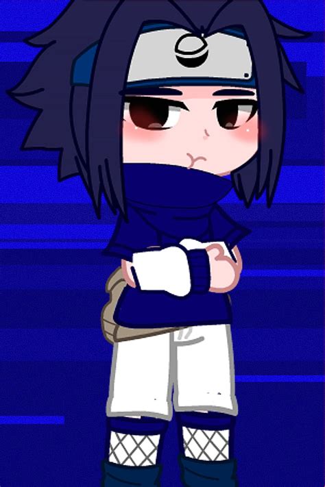 Sasuke Gacha Club Personagens De Anime Personagens Chibi Roupas De