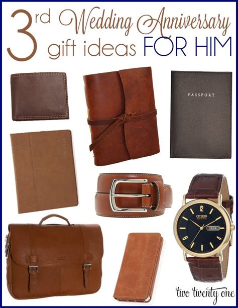 Rd Wedding Anniversary Gifts For Him Leather Popular Inspiraton