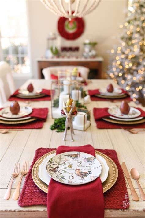 How To Set An Informal Table 12 Days Of Christmas Table Setting
