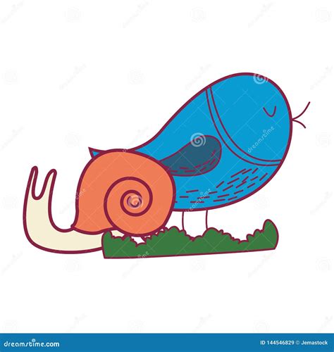 Flying Slug Monster Cartoon Vector 9233561