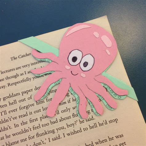 cute octopus bookmark cute octopus very interesting cute bookmarks cute diys community