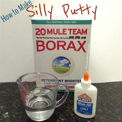 How To Make Silly Putty With Borax