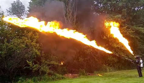 For Just 1600 You Can Buy A Flamethrower That Spits Fire 50 Feet