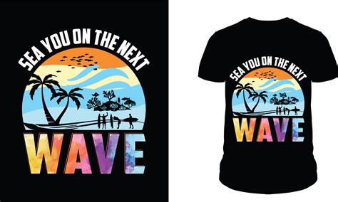 summer beach and ocean t shirt design graphic by creativsid · creative fabrica