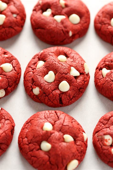 Dough will be very stiff. duncan hines red velvet cake mix cookies